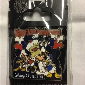 Disney Cruise Line 10th Anniversary Pin le 500